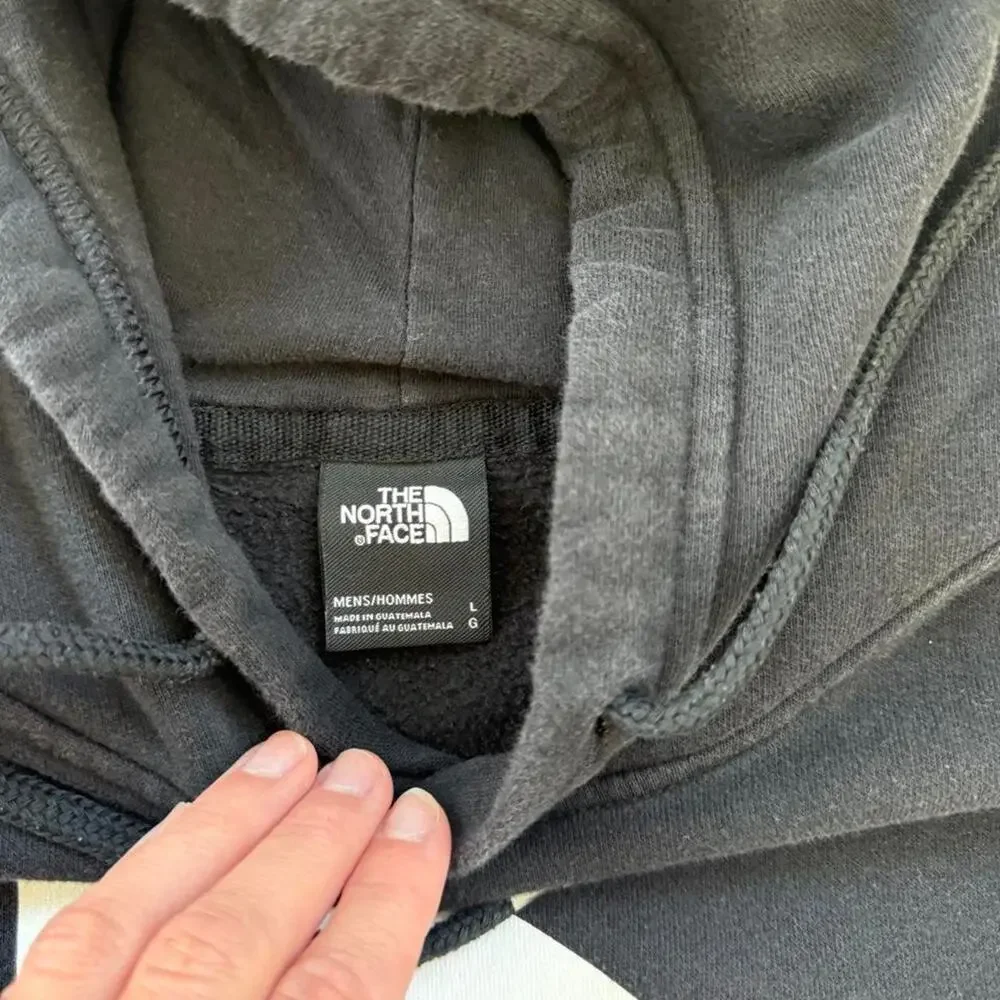 The north face black hoodie